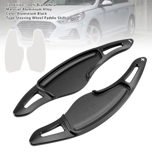 2015-2019 Hyundai Sonata Gen7 Steering Wheel Paddle Shifter Black Generic