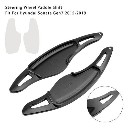 2015-2019 Hyundai Sonata Gen7 Steering Wheel Paddle Shifter Black Generic