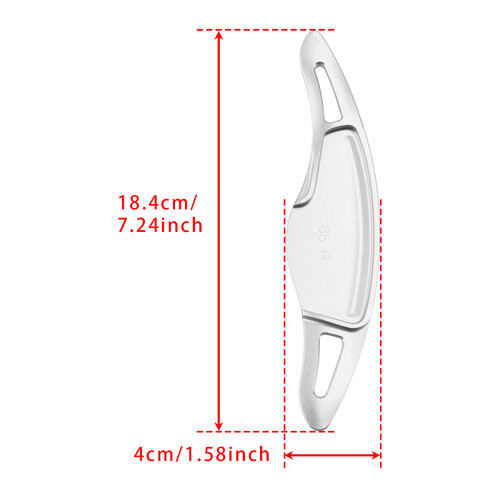 2015-2019 Hyundai Sonata Gen7 Steering Wheel Paddle Shifter Silver Generic