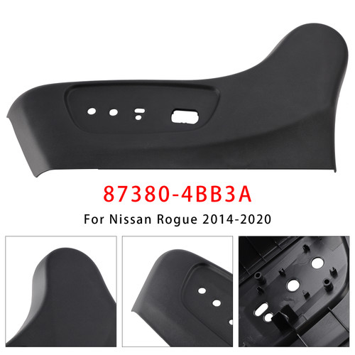 2014-2020 Nissan Rogue Front Driver Seat Trim Panel 87380-4BB3A Generic