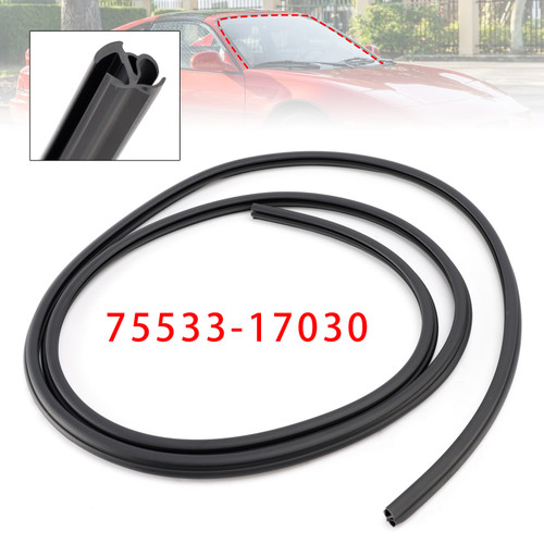 1990-1995 Toyota MR2 SW20 Front Windshield Outside Molding 75533-17030 Generic