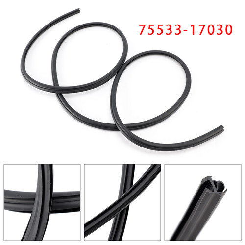 1990-1995 Toyota MR2 SW20 Front Windshield Outside Molding 75533-17030 Generic