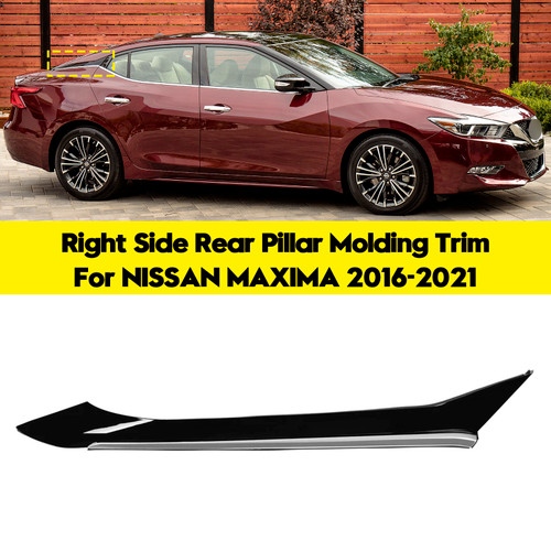 2016-2021 Nissan Maxima Rear Right Side Rear Pillar Molding Trim 78872-9DJ1A Generic