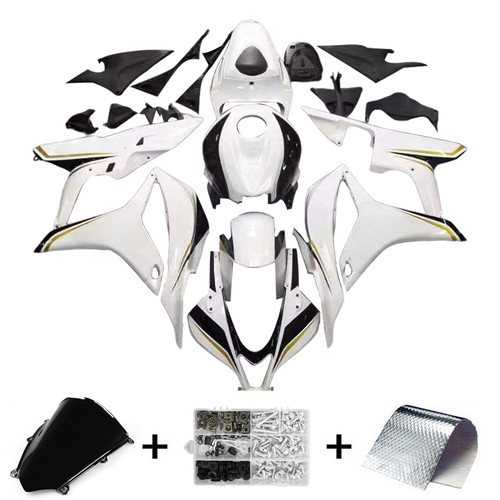 2007-2008 Honda CBR600RR Amotopart Fairings White & Black Playboy Racing Customs Fairing