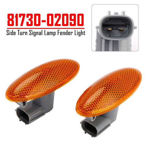 2005-2011 Toyota Yaris Side Turn Signal Lamp Fender Light 81730-02090 Amber Generic