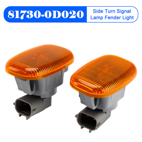 1992-1999 Toyota Camry Carina E Celica Side Turn Signal Lamp Fender Light 81730-0D020 Clear Generic