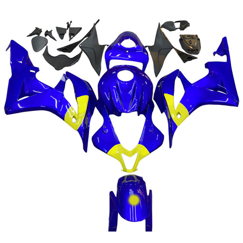 2007-2008 Honda CBR600RR Amotopart Fairings Blue Red Bull Racing Customs Fairing