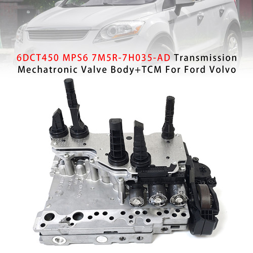 6DCT450 MPS6 7M5R-7H035-AD Transmission Mechatronic Valve Body+TCM For Ford Volvo
