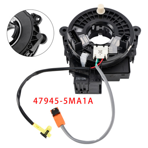 2016-2019 Nissan Sentra Clock Spring+Steering Angle Sensor 47945-5MA1A Generic