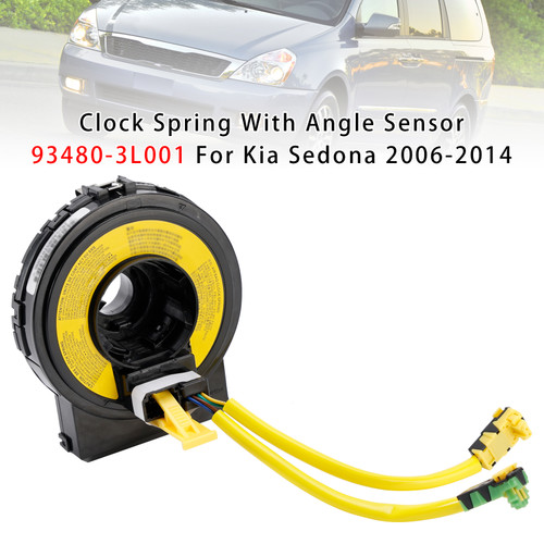2006-2014 Kia Sedona Clock Spring With Angle Sensor 93480-3L001 Generic