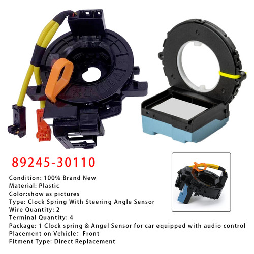 2005-2011 Toyota Tacoma Clock Spring With Steering Angle Sensor Audio Control 89245-30110 Generic