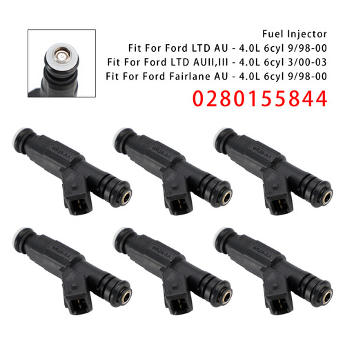 2000-2006 BMW X5 6Pcs Fuel Injector 0280155844 Generic