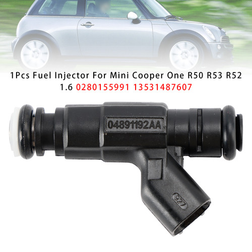 2001-2008 Mini Cooper One R50 R52 R53 1Pcs Fuel Injector 0280155991 13531487607 Generic