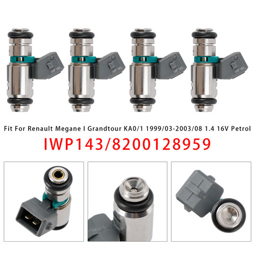 1998-2001 Renault Laguna I 4Pcs Fuel Injector 8200128959 Generic