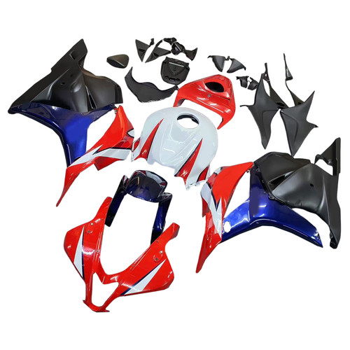 2009-2012 Honda CBR600RR Amotopart Fairings Red White Blue CBR Racing Customs Fairing