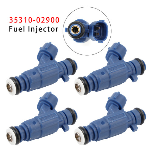 2004-2011 KIA Picanto SA 4Pcs Fuel Injector 35310-02900 Generic