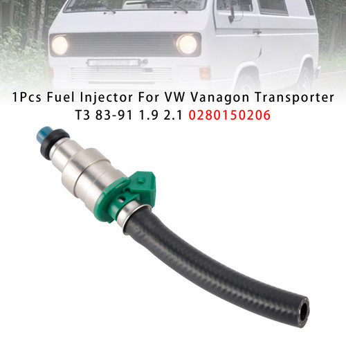 1983-1991 VW Transporter T3 1.9L 2.1L H4 1Pcs Fuel Injector 0280150206 Generic