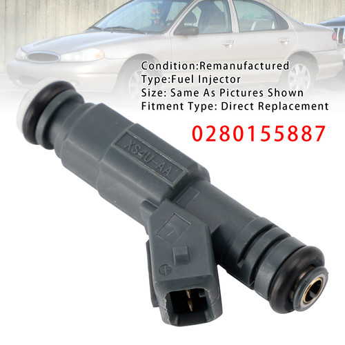 1999-2002 Mercury Cougar 2.0L 1Pcs Fuel Injector 0280155887 Generic