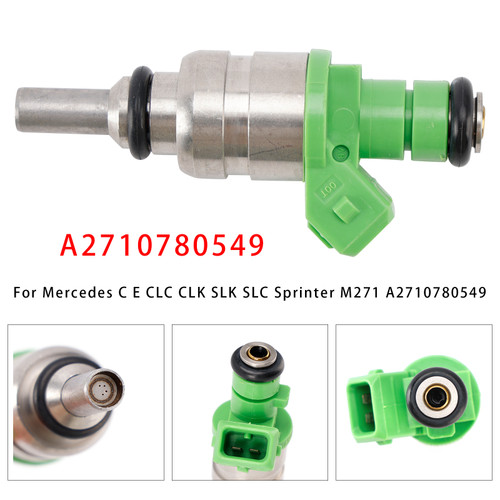 2002-2008 Mercedes-Benz C-CLASS E-CLASS 1Pcs Fuel Injector M271 A2710780549 Generic