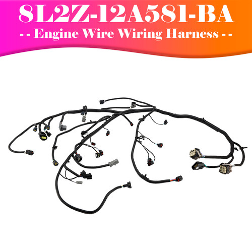 2008-2009 Ford Explorer 4.0L V6 engines Engine Wire Wiring Harness 8L2Z-12A581-BA Generic