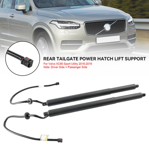 2016-2019 Volvo XC90 Sport Utility 2* Rear Tailgate Lift Support 31457610 Black Generic