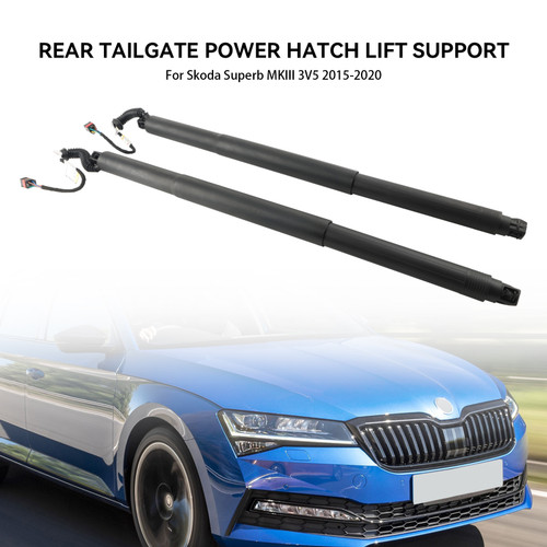 2015-2020 Skoda Superb MKIII 3V5 2* Rear Tailgate Lift Support 3V9827851B Black Generic