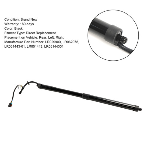 2010-2013 Land Rover Range Rover Sport L320 1* Rear Tailgate Lift Support LR029900 Black Generic