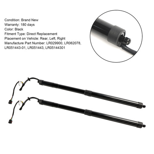 2010-2013 Land Rover Range Rover Sport L320 2* Rear Tailgate Lift Support LR029900 Black Generic