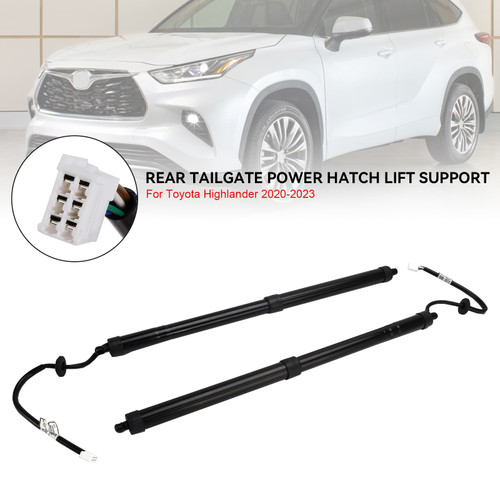 2020-2023 Toyota Highlander 2* Rear Tailgate Lift Support 689200E050 Black Generic