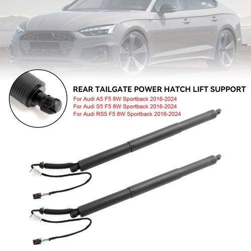 2016-2024 Audi A5 S5 RS5 F5 8W Sportback 2* Rear Tailgate Lift Support 8W8827851 Black Generic