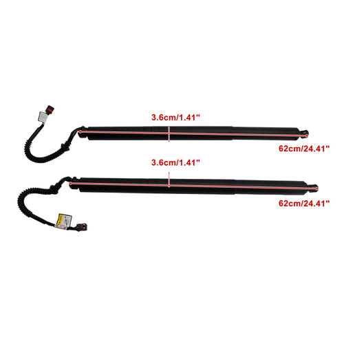 2015-2019 Porsche Macan 2* Rear Tailgate Lift Support 95B-827-851-A Black Generic