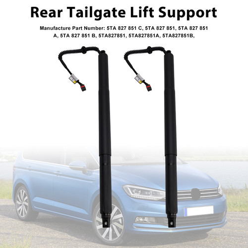 2015-2023 VW Touran 5T1 2* Rear Tailgate Lift Support 5TA827851C Black Generic