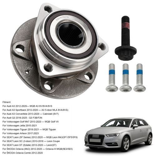 2012-2023 Volkswagen Golf Jetta Jetta Arteon Wheel Hub Bearing Assembly 5Q0407621A Generic