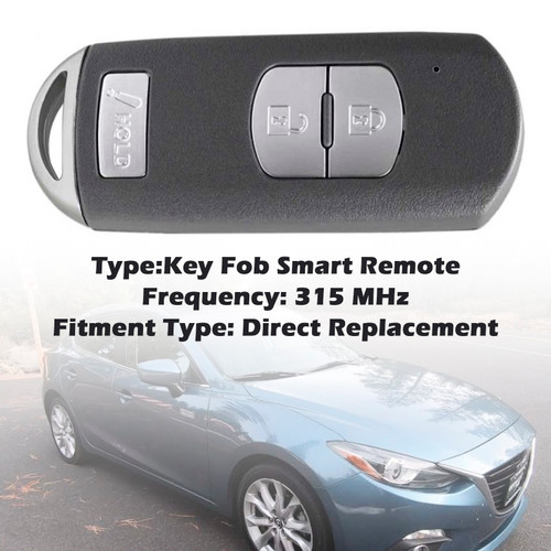 2014-2018 Mazda 3 CX-3 CX-5 Key Fob Smart Remote WAZSKE13D01 Generic