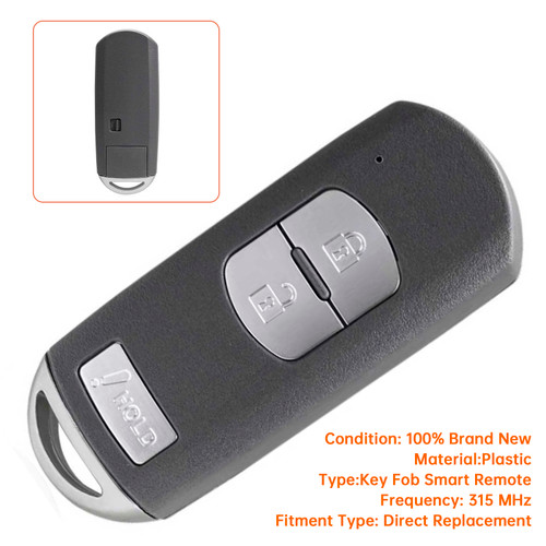 2014-2018 Mazda 3 CX-3 CX-5 Key Fob Smart Remote WAZSKE13D01 Generic