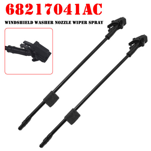 2015-2023 Dodge Challenger 2Pcs Windshield Washer Nozzle Wiper Spray 68217041AC Generic