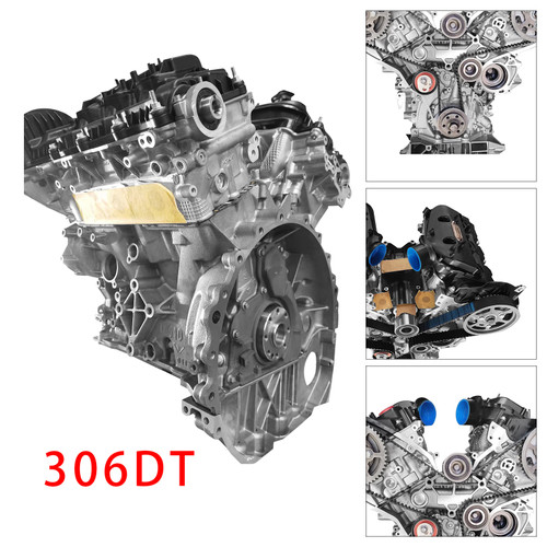 2009-2021 Land Rover Range X250 306DT 3.0T Tdv6 Diesel Long Block Engine Assy New Type Generic