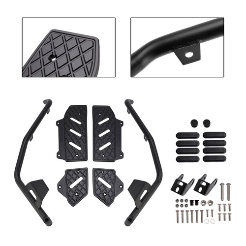 2022-2025 HONDA ADV350 Lower Engine Guard Frame Crash Bar Steel Black Generic