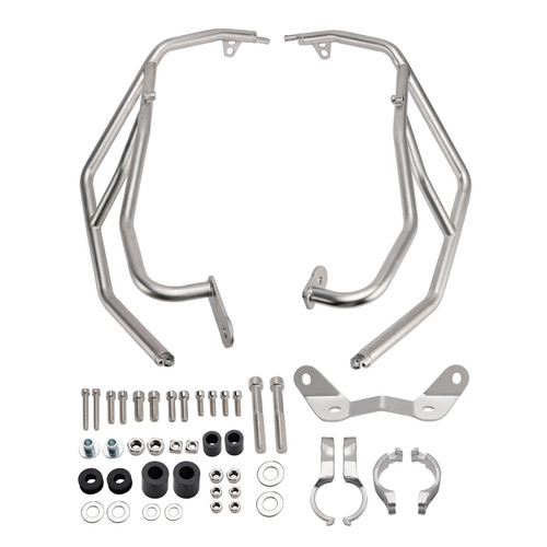 2024-2025 BMW S1000XR M1000XR Upper Engine Guard Frame Crash Bar Steel Silver Generic