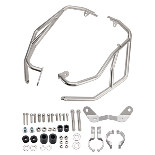 2024-2025 BMW S1000XR M1000XR Upper Engine Guard Frame Crash Bar Steel Silver Generic