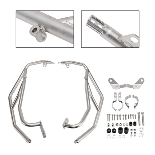2024-2025 BMW S1000XR M1000XR Upper Engine Guard Frame Crash Bar Steel Silver Generic