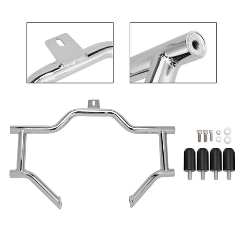 2009-2023 Harley Electra Glide Freewheeler Engine Guard Crash Bar&Fairing Bracket Kit Chrome Generic