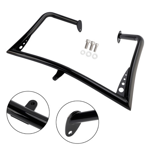 2009-Later Touring models Engine Guard Crash Bar Frame Protector Bumper Black Generic