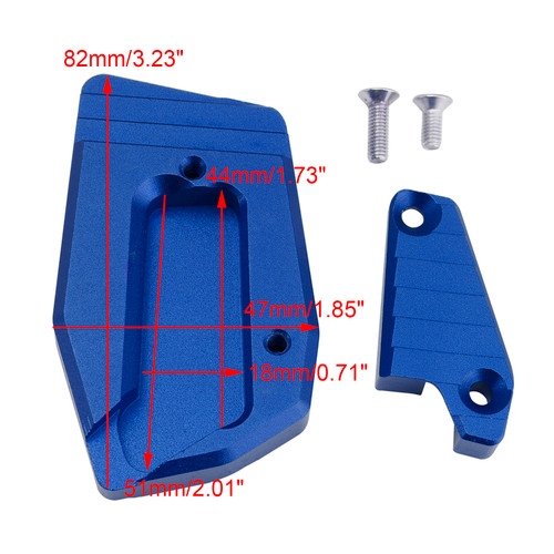 2017-2025 BMW K1600 Kickstand Side Stand Extension Pad Blue Generic