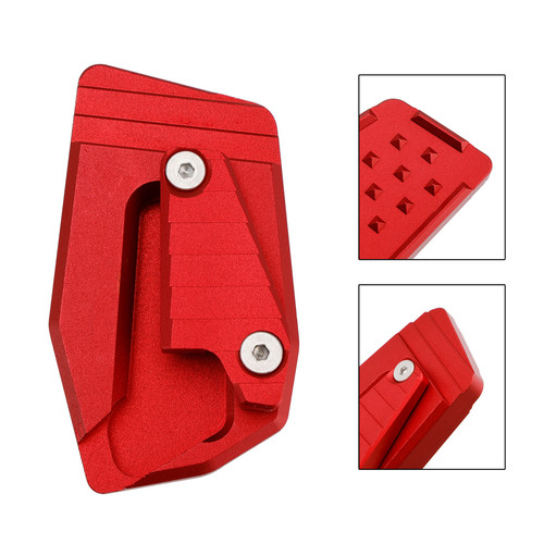 2017-2025 BMW K1600 Kickstand Side Stand Extension Pad Red Generic