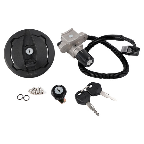 2020-2025 Kawasaki KLX230 Ignition Switch Lock Set, Gas cap, Seat Lock, with Keys 27005-5183 Generic