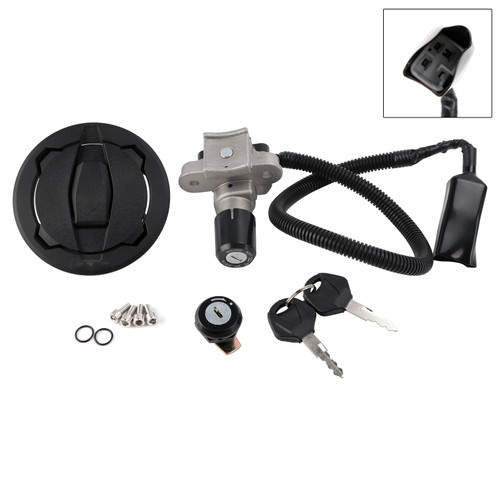 2020-2025 Kawasaki KLX230 Ignition Switch Lock Set, Gas cap, Seat Lock, with Keys 27005-5183 Generic