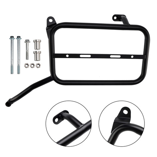 2024-2025 Himalayan 450 Left Luggage Rack Side Saddle Bag Mount Bracket Black Generic