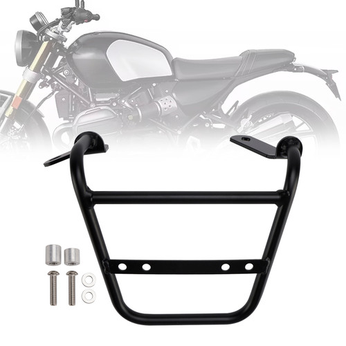 2024-2025 BMW R12 nineT Left Luggage Rack Side Saddle Bag Mount Bracket Black Generic