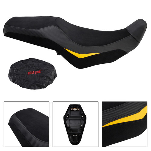 2024-2025 SUZUKI V-Strom800 DL800 Rider Passenger Seat Front Rear Cushion Yellow Generic